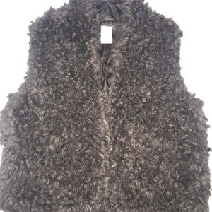 Gymboree fluffy vest